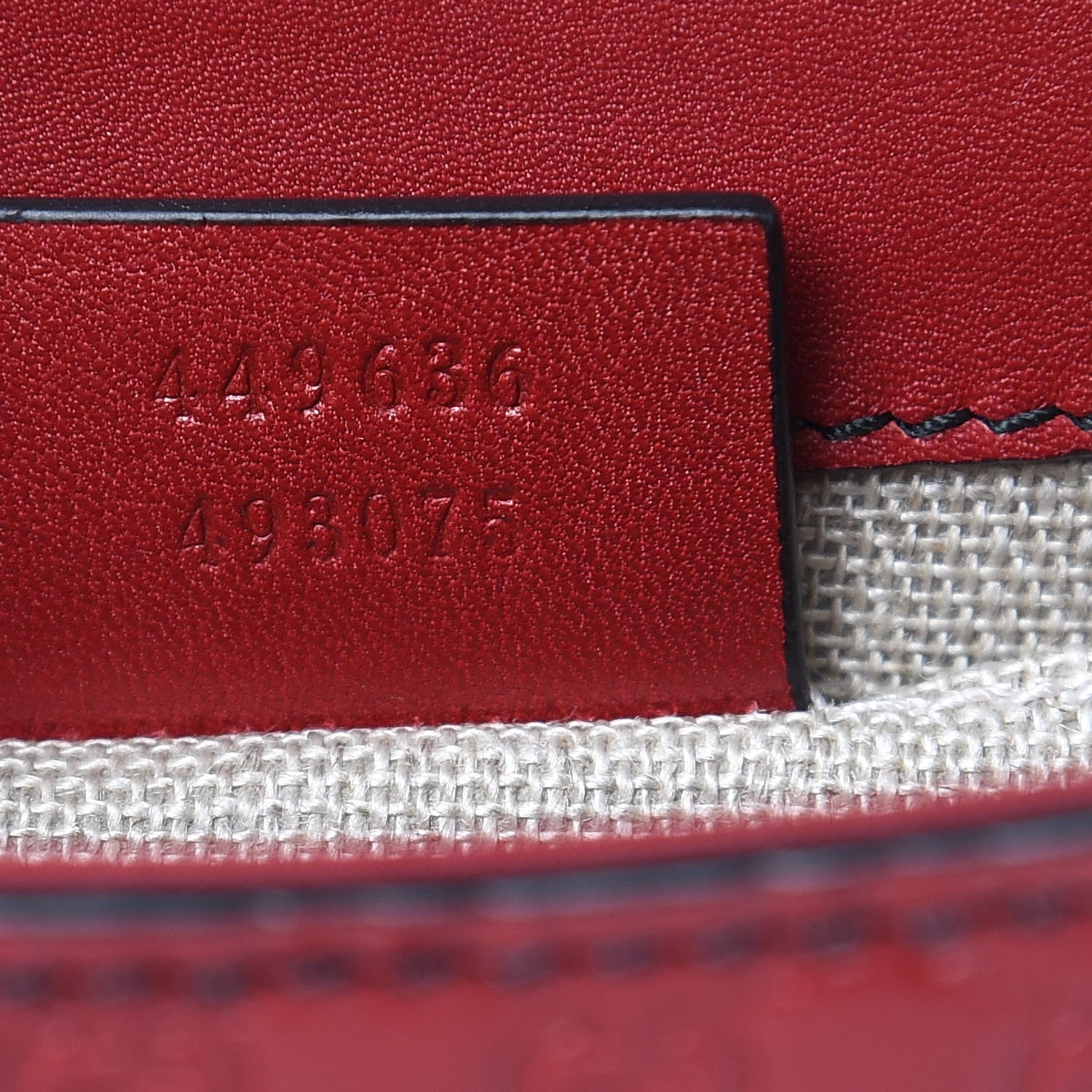 Gucci Soft Microguccissima Mini Emily Chain Shoulder Bag Rosso 7 of 11