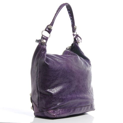 Balenciaga Chevre Giant 21 Silver Hardware Day Hobo Violet 3 of 7