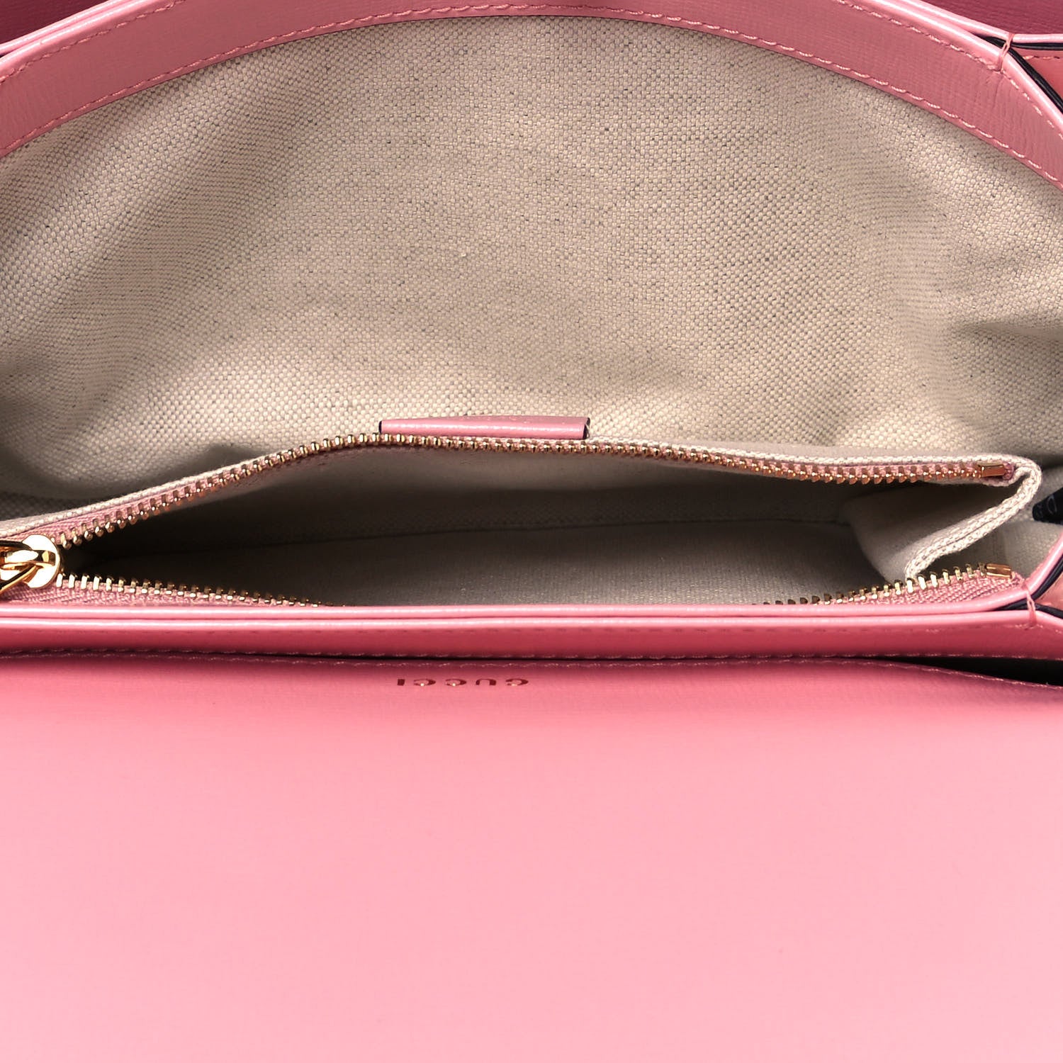 Gucci Azalea Calfskin Horsebit 1955 Shoulder Bag New Cherry Red Wild Rose 6 of 11