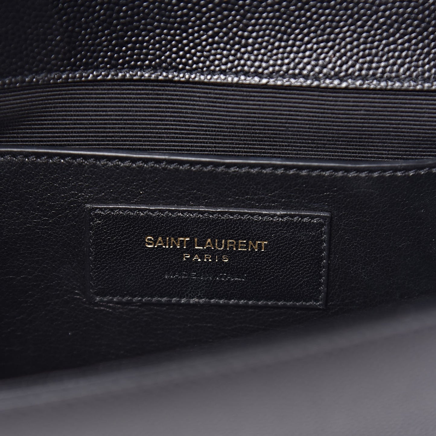 Grain De Poudre Classic Monogram Kate Clutch Black
