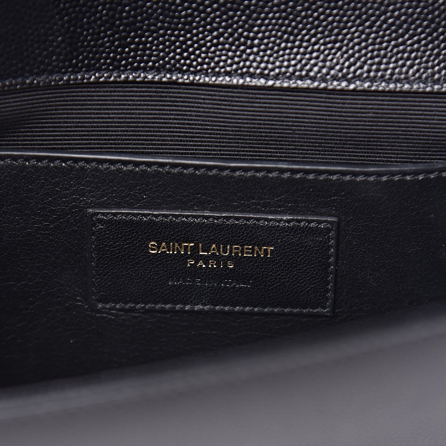 Saint Laurent Grain De Poudre Classic Monogram Kate Clutch Black 7 of 10