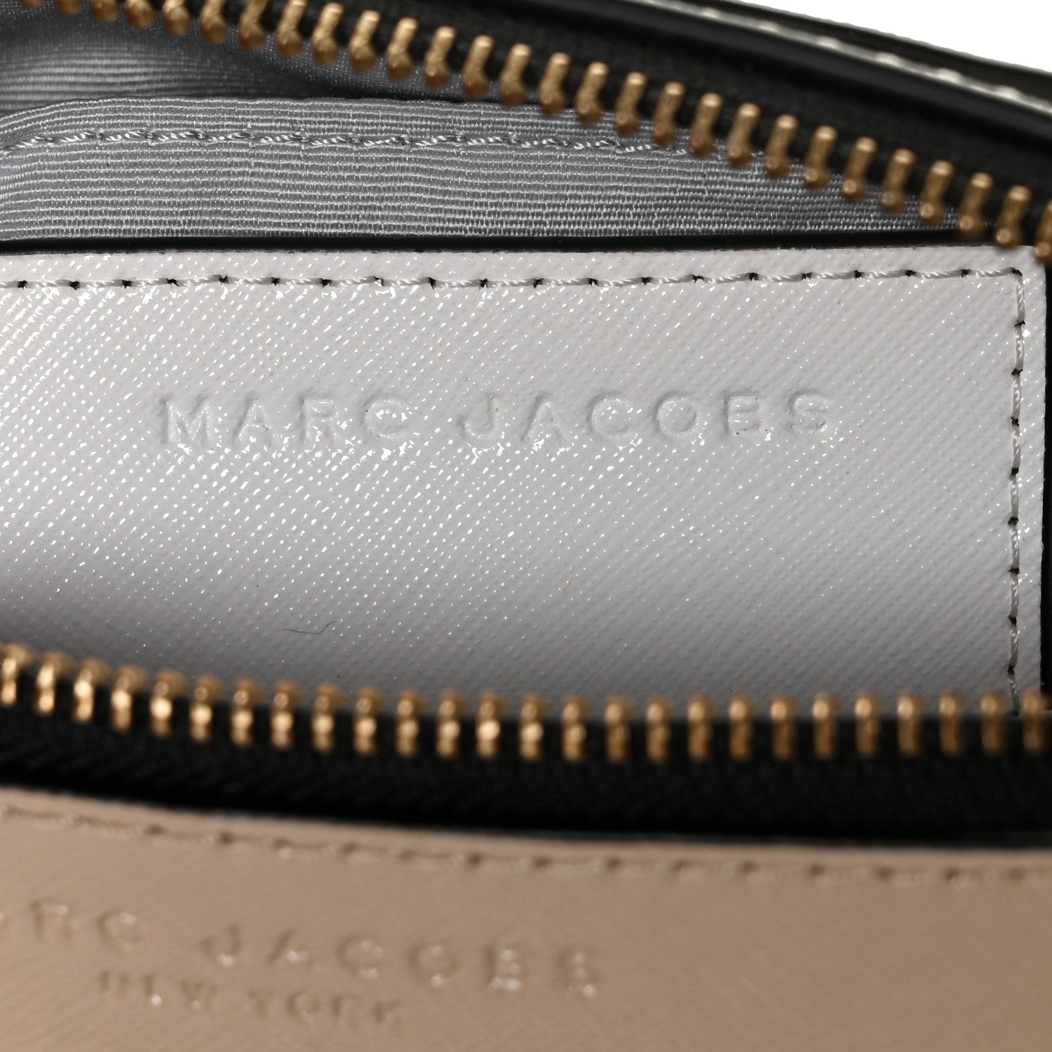 Marc Jacobs Saffiano Small Snapshot Camera Bag Moon White Multi 5 of 12