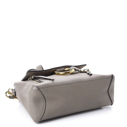Chloe Calfskin Small Faye Day Shoulder Bag Motty Grey 3 of 9