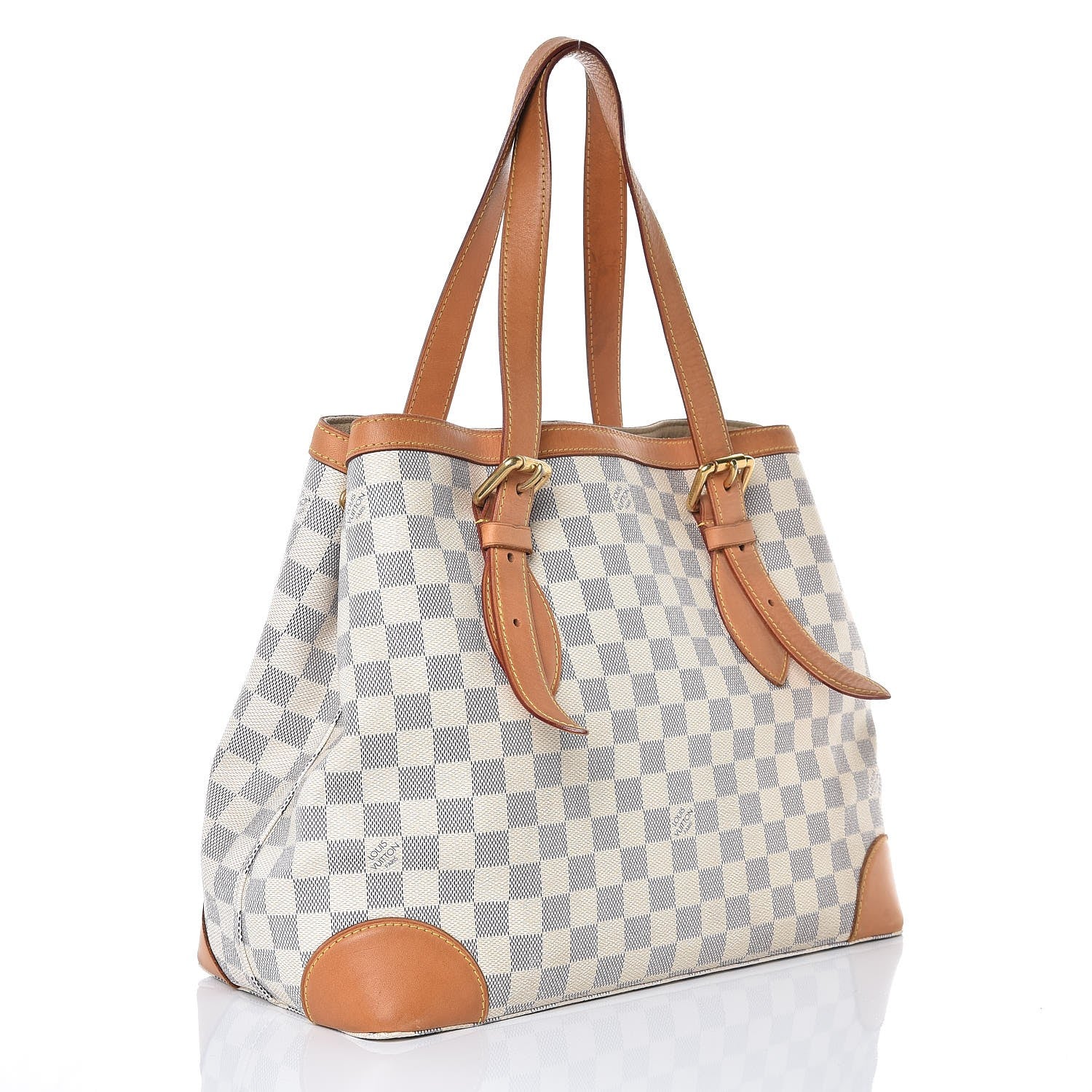 Louis Vuitton Damier Azur Hampstead MM 3 of 11