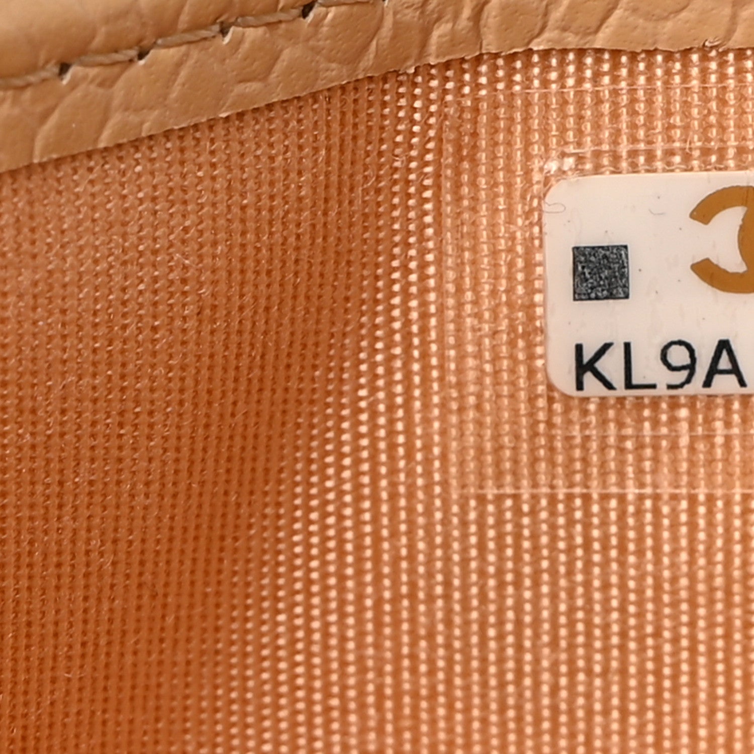 Chanel Caviar Quilted Card Holder Beige 8 of 8