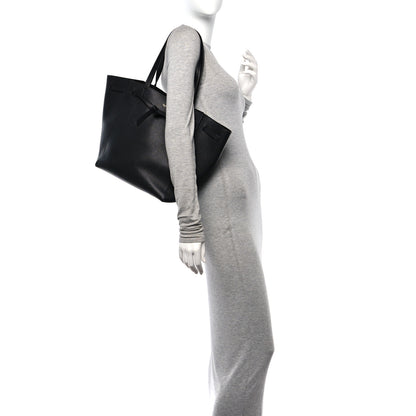 Celine Soft Grained Calfskin Small Belt Cabas Phantom Black 3 of 10