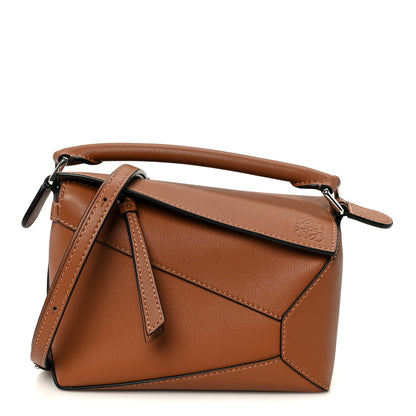 Loewe Calfskin Mini Puzzle Bag Tan 1 of 11