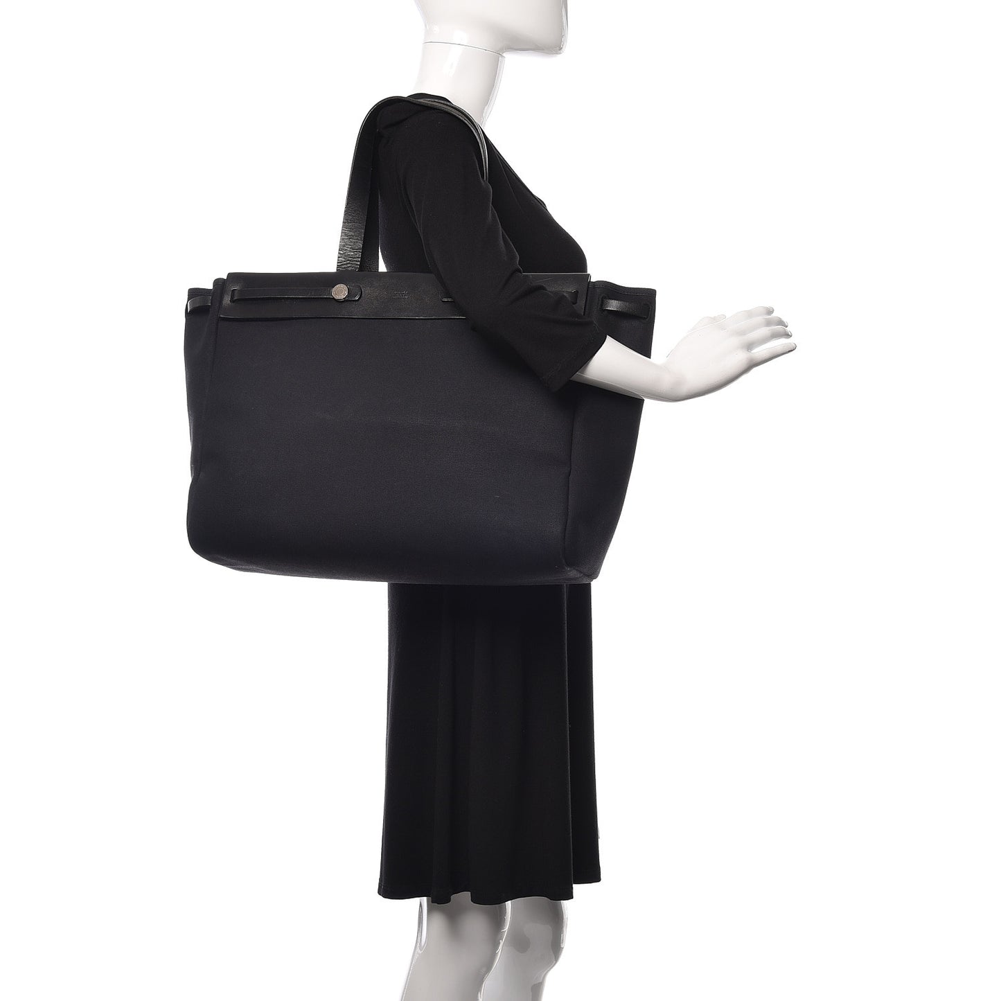 Toile Vache Hunter Herbag Cabas MM Black