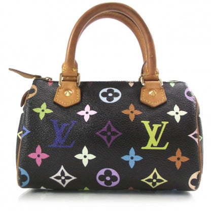 Louis Vuitton Monogram Multicolor Mini Sac HL Speedy Black 1 of 9