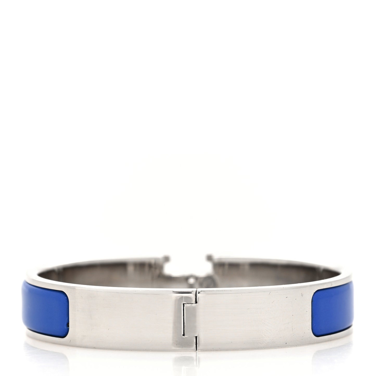 Narrow Enamel Clic Clac H Bracelet PM Bleu Royal