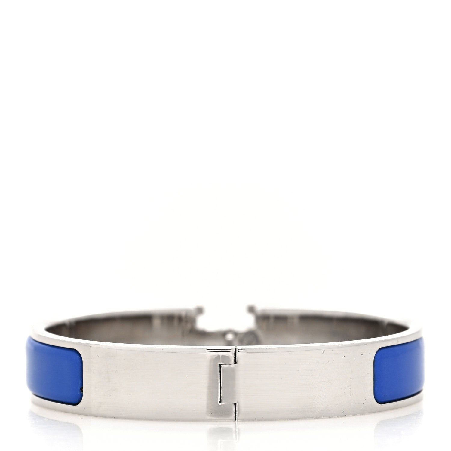 Hermes Narrow Enamel Clic Clac H Bracelet PM Bleu Royal 3 of 5