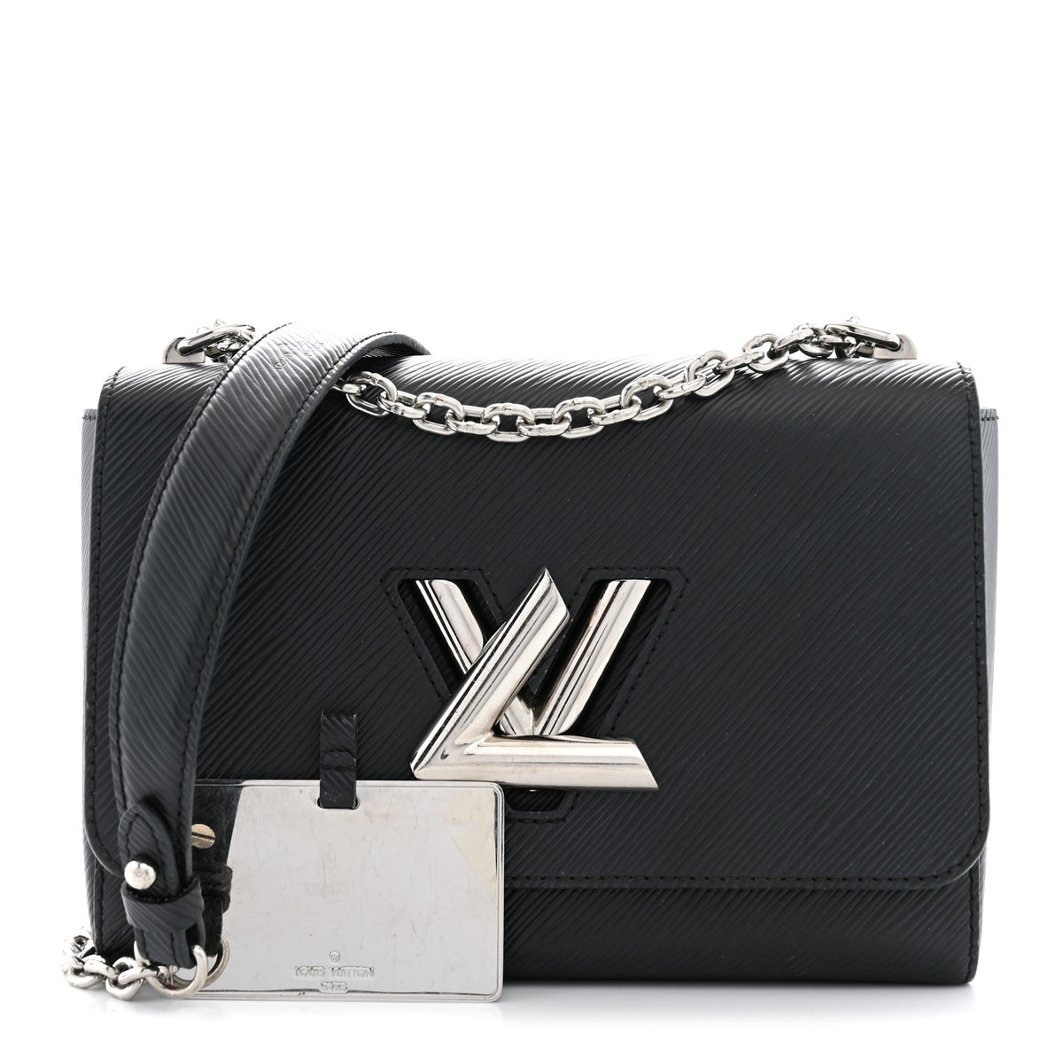 Louis Vuitton Epi Twist Shoulder Bag MM Black 3 of 12