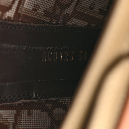 Christian Dior Technical Fabric Calfskin Diorevolt High Boots 38 Golden Saddle 6 of 9