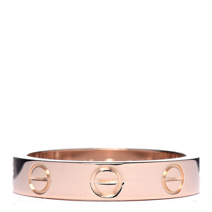 Cartier 18K Pink Gold 3.5mm LOVE Wedding Band Ring 49 4.75 1 of 6