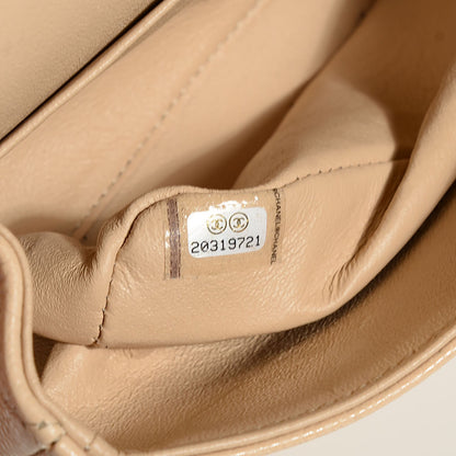 Chanel Caviar Quilted Medium Double Flap Beige Clair 8 of 8