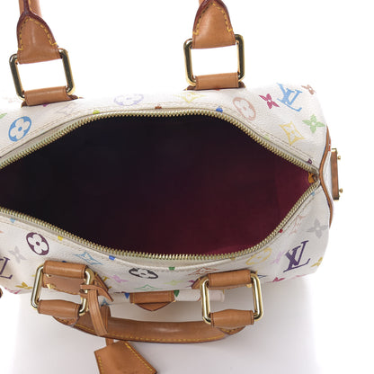Louis Vuitton Monogram Multicolor Speedy 30 White 5 of 11