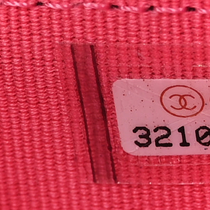 Chanel Lambskin Quilted Chanel 19 Flap Card Holder Pink 9 of 10