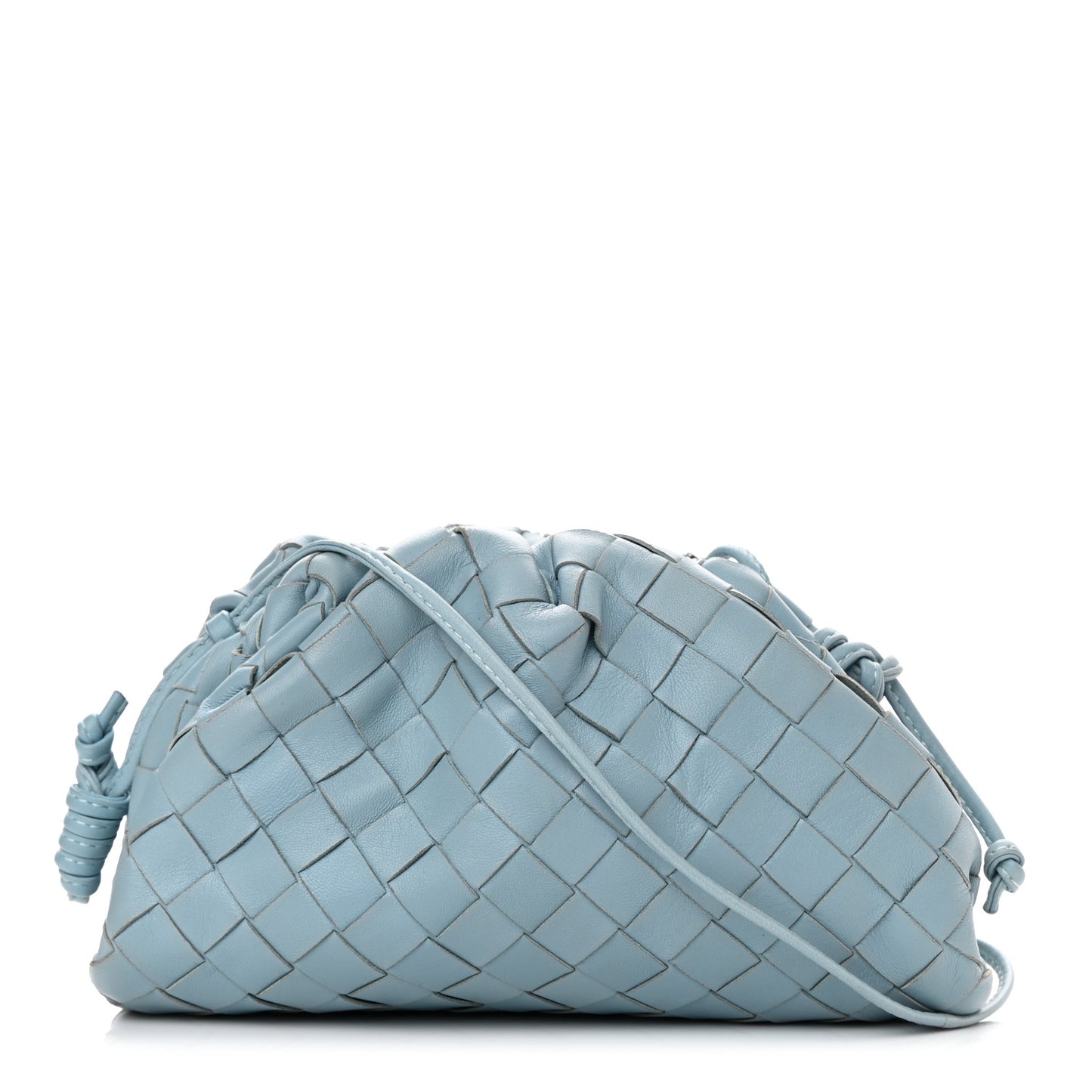 Nappa Intrecciato The Mini Pouch Ice