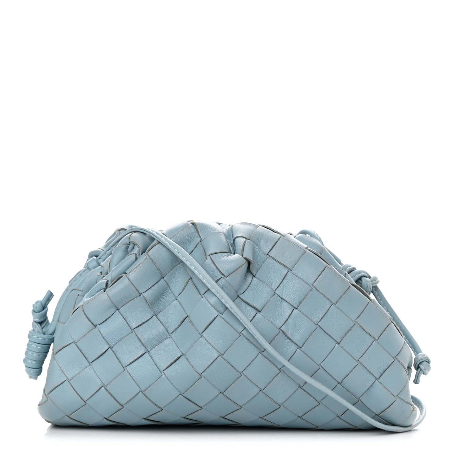Bottega Veneta Nappa Intrecciato The Mini Pouch Ice 1 of 13