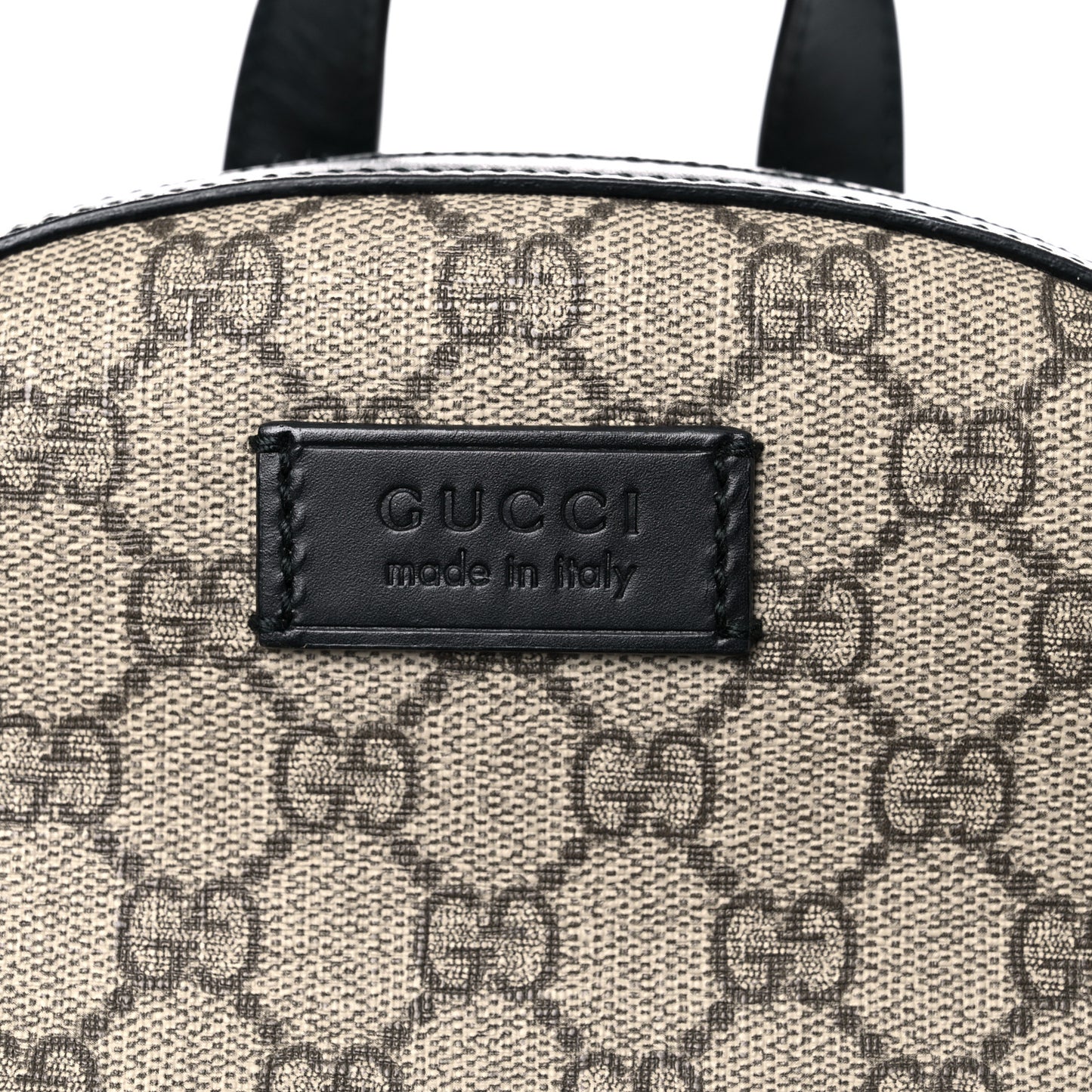GG Supreme Monogram Small Eden Day Backpack Black