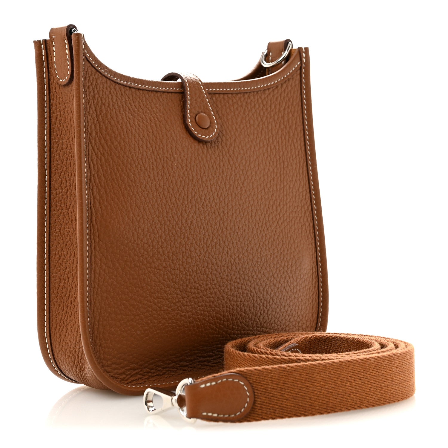 Hermes Taurillon Clemence Evelyne TPM Gold 3 of 10