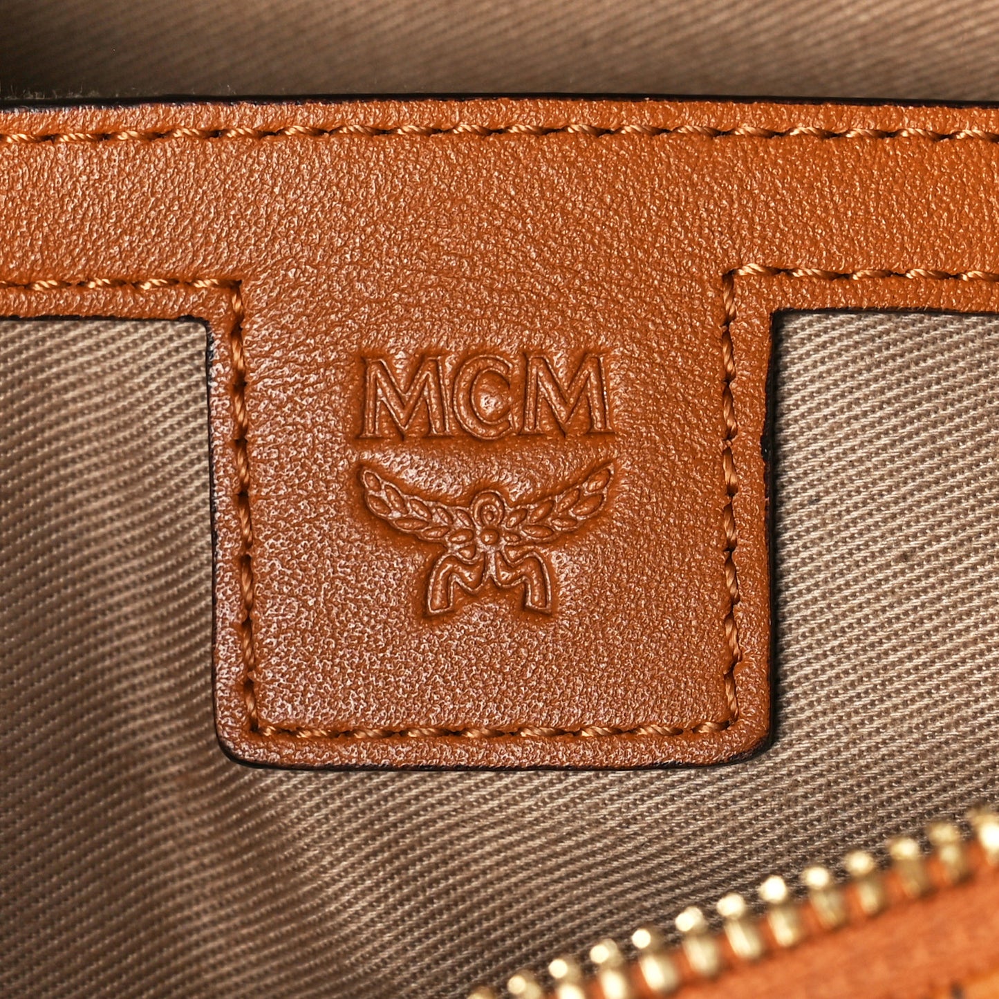 Visetos Medium Fusten Belt Bag Cognac