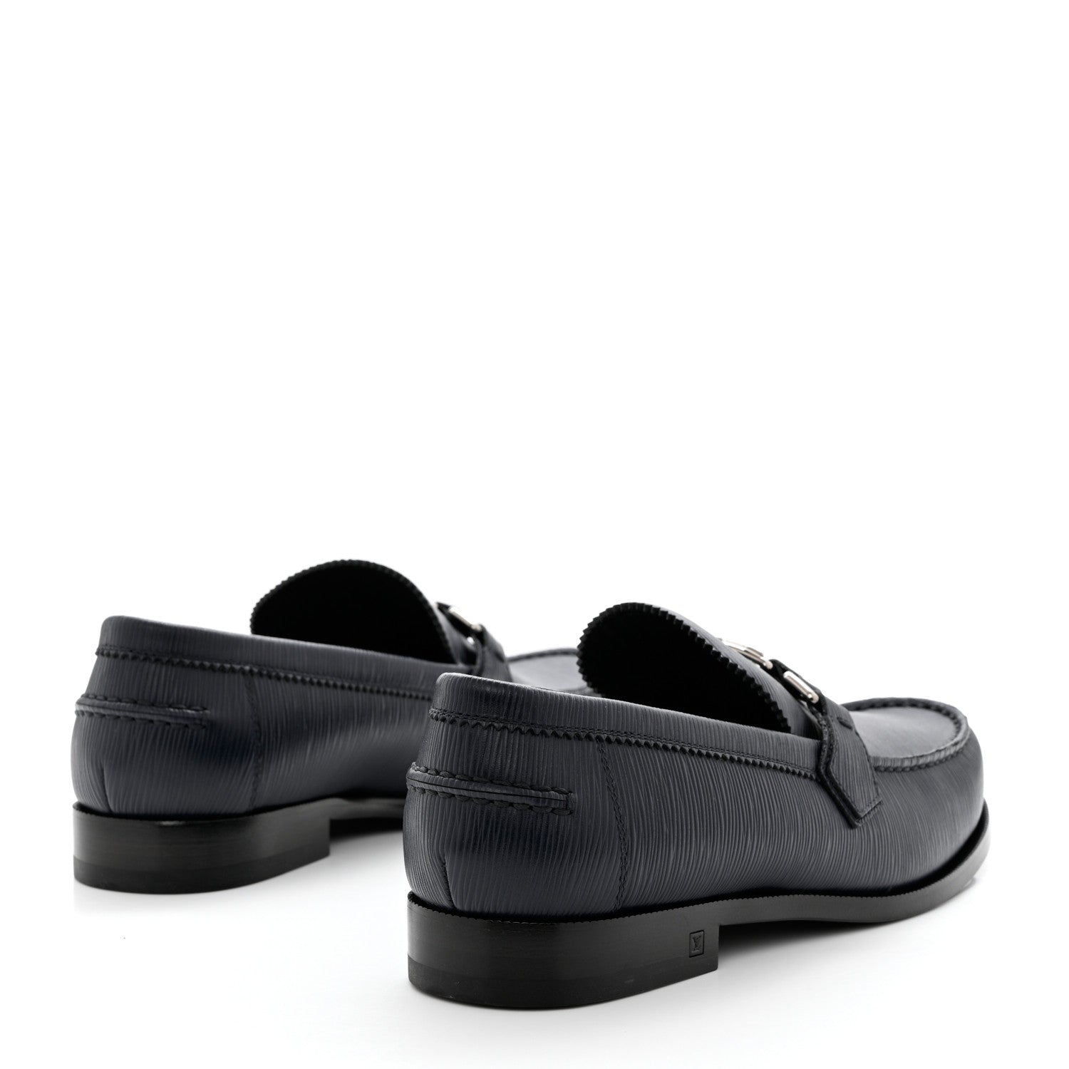 Louis Vuitton Epi Mens Major Loafers 8.5 Marine 4 of 9