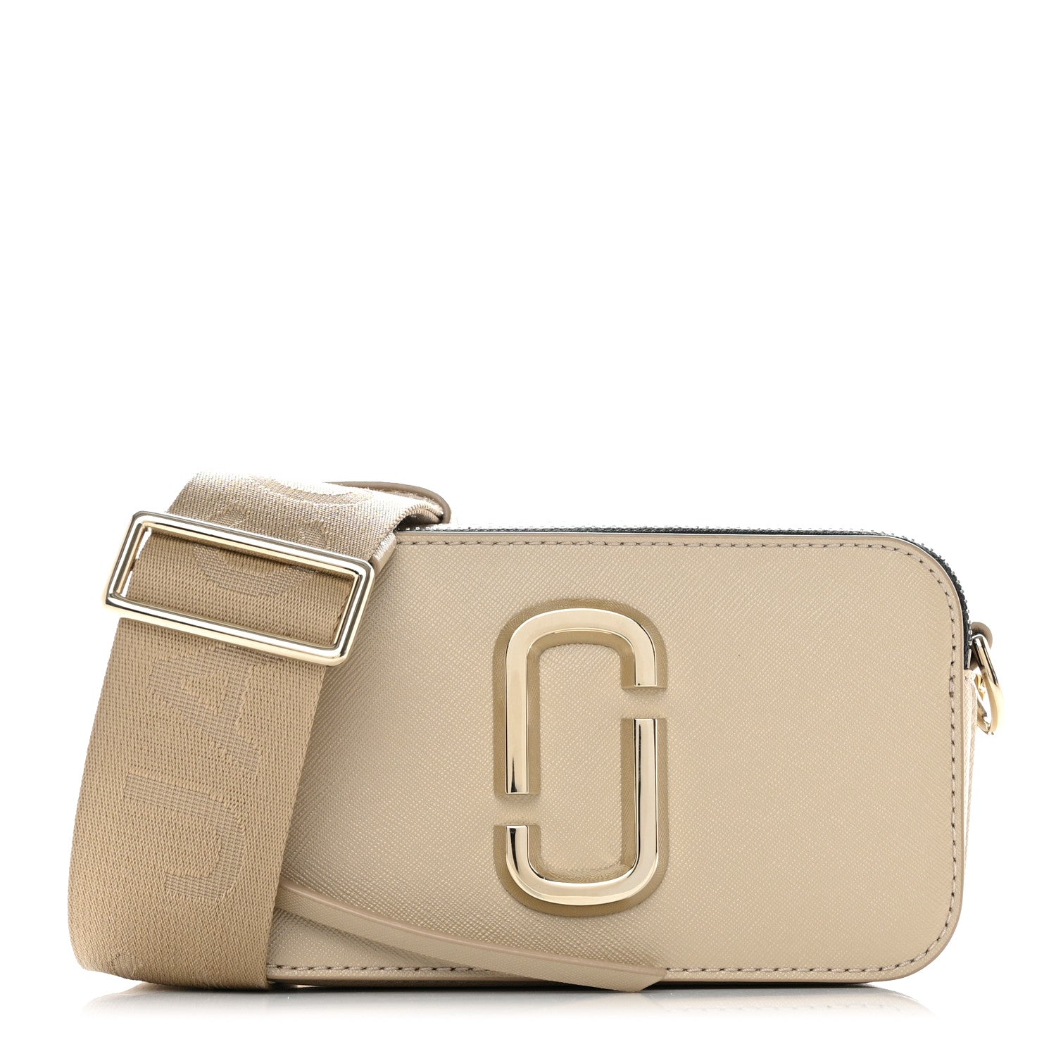 Marc Jacobs Saffiano Small Snapshot Camera Bag Khaki 1 of 12