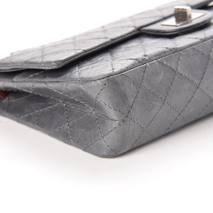Chanel Aged Calfskin Quilted 50th Anniversary 2.55 Reissue 225 Flap Grey 11 of 11