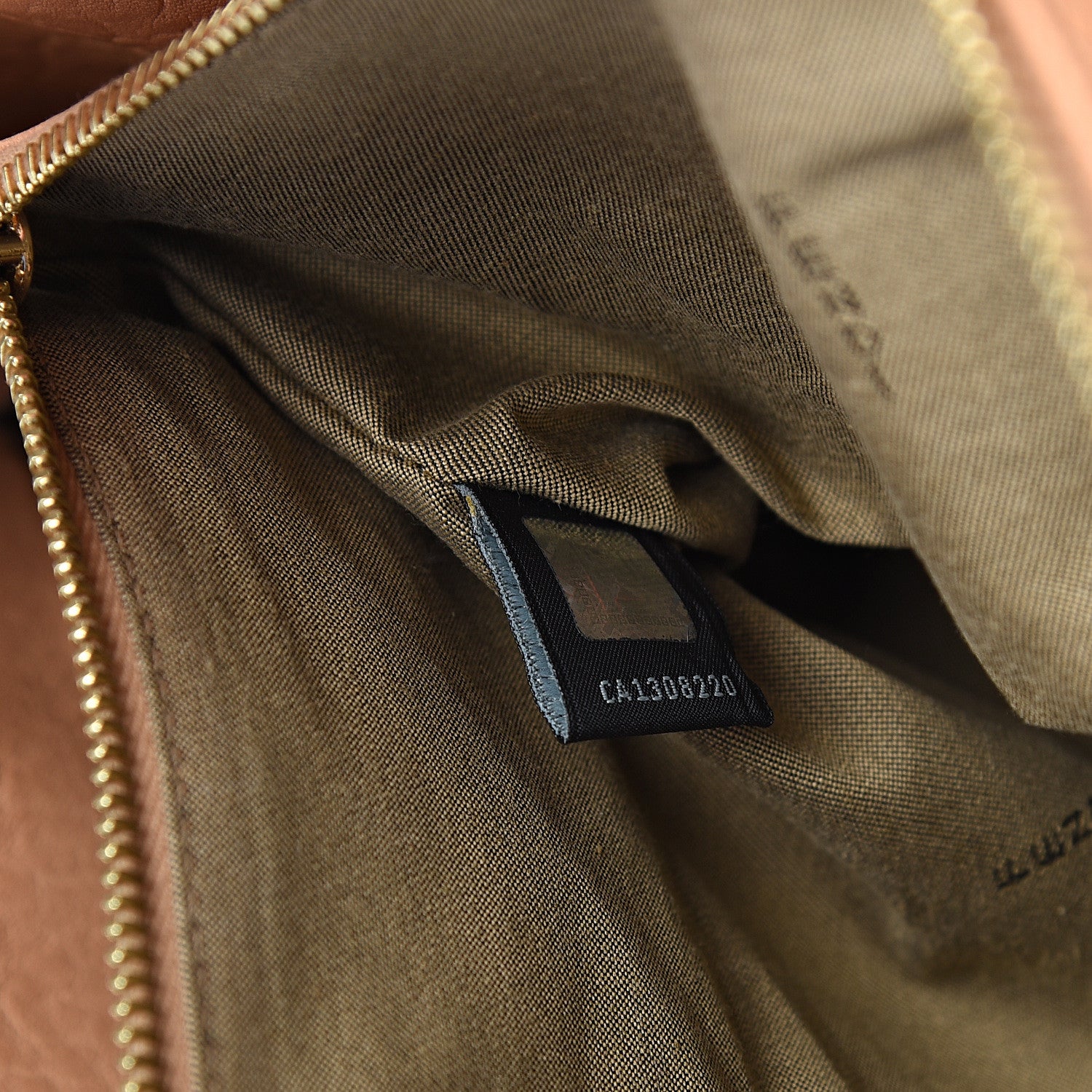 Fendi Crinkled Lambskin Mia Tote Camel 8 of 11