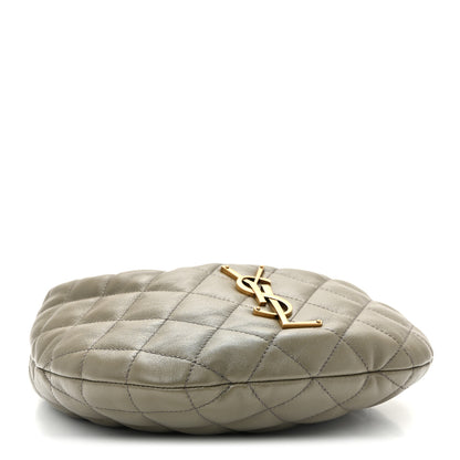 Saint Laurent Lambskin Quilted Icarino Bag Dark Strong Moss 4 of 10