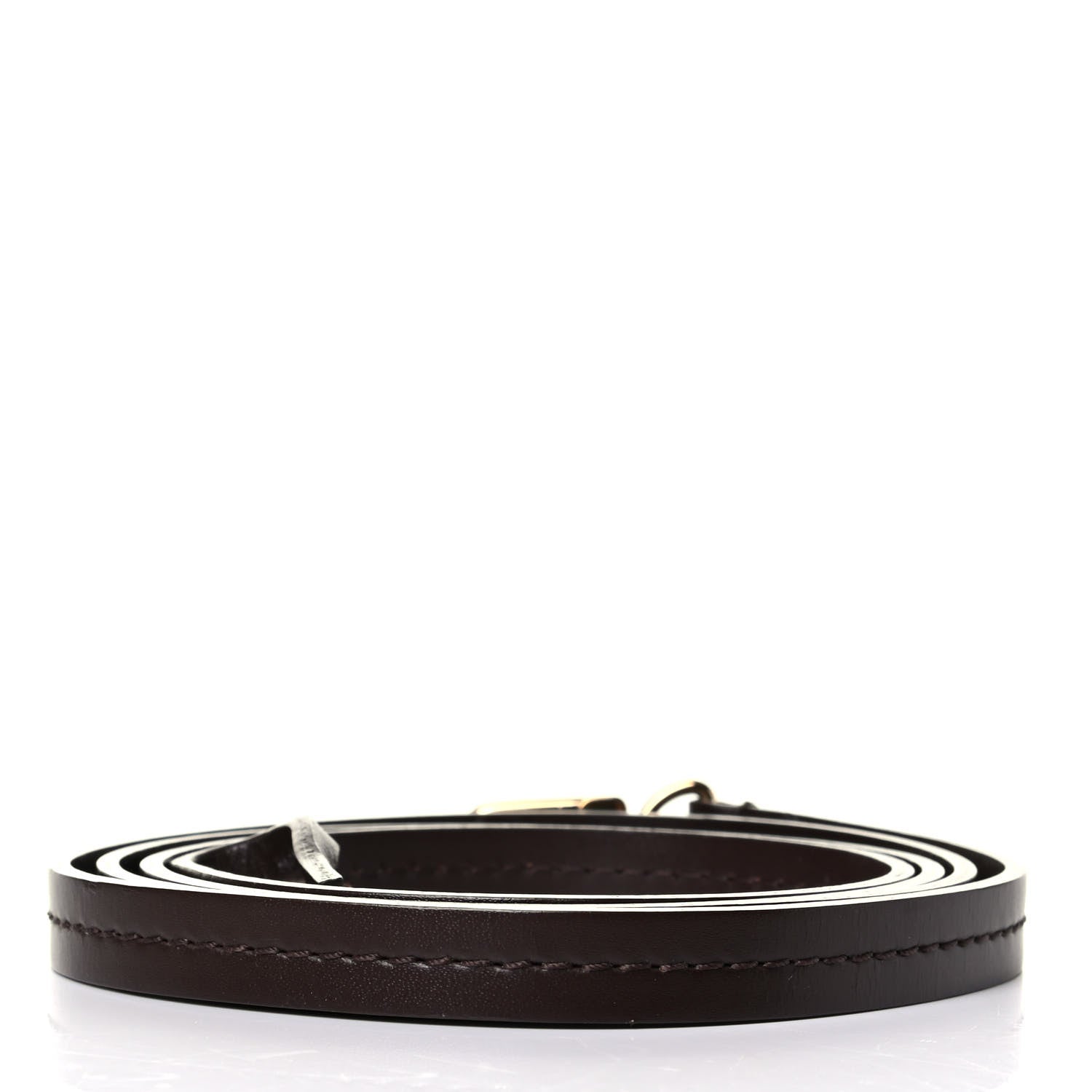 Louis Vuitton Calfskin 12mm Favorite Long Strap Brown 2 of 4