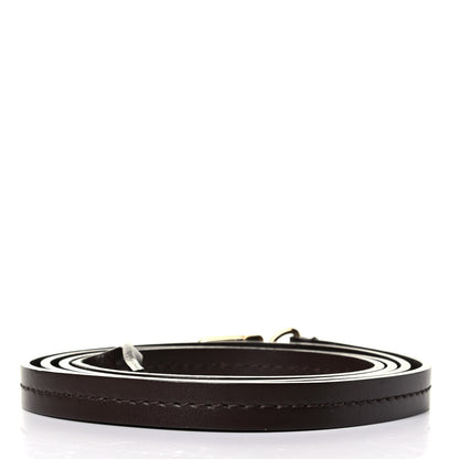 Louis Vuitton Calfskin 12mm Favorite Long Strap Brown 2 of 4