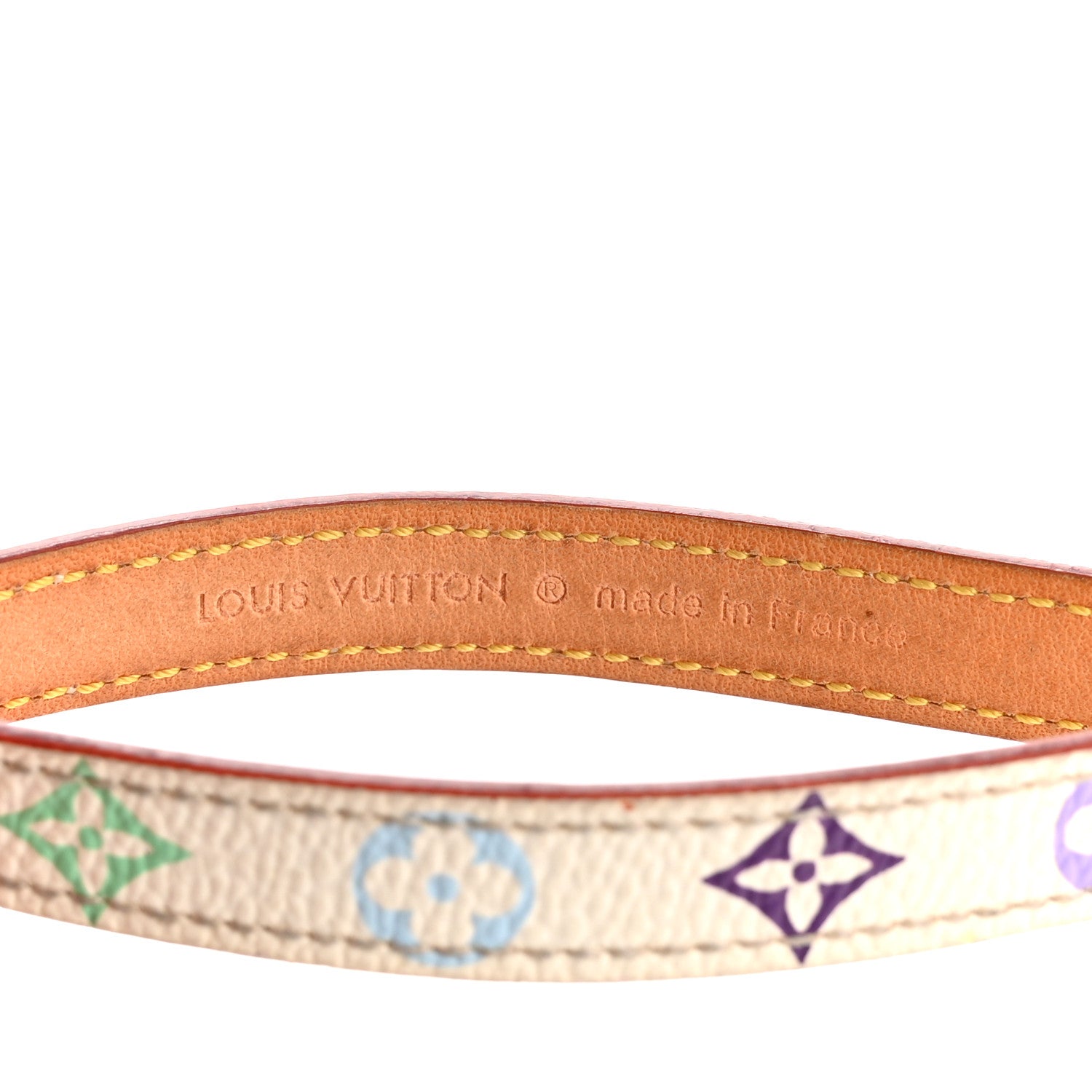 Louis Vuitton Monogram Multicolor Phone Strap White 3 of 5