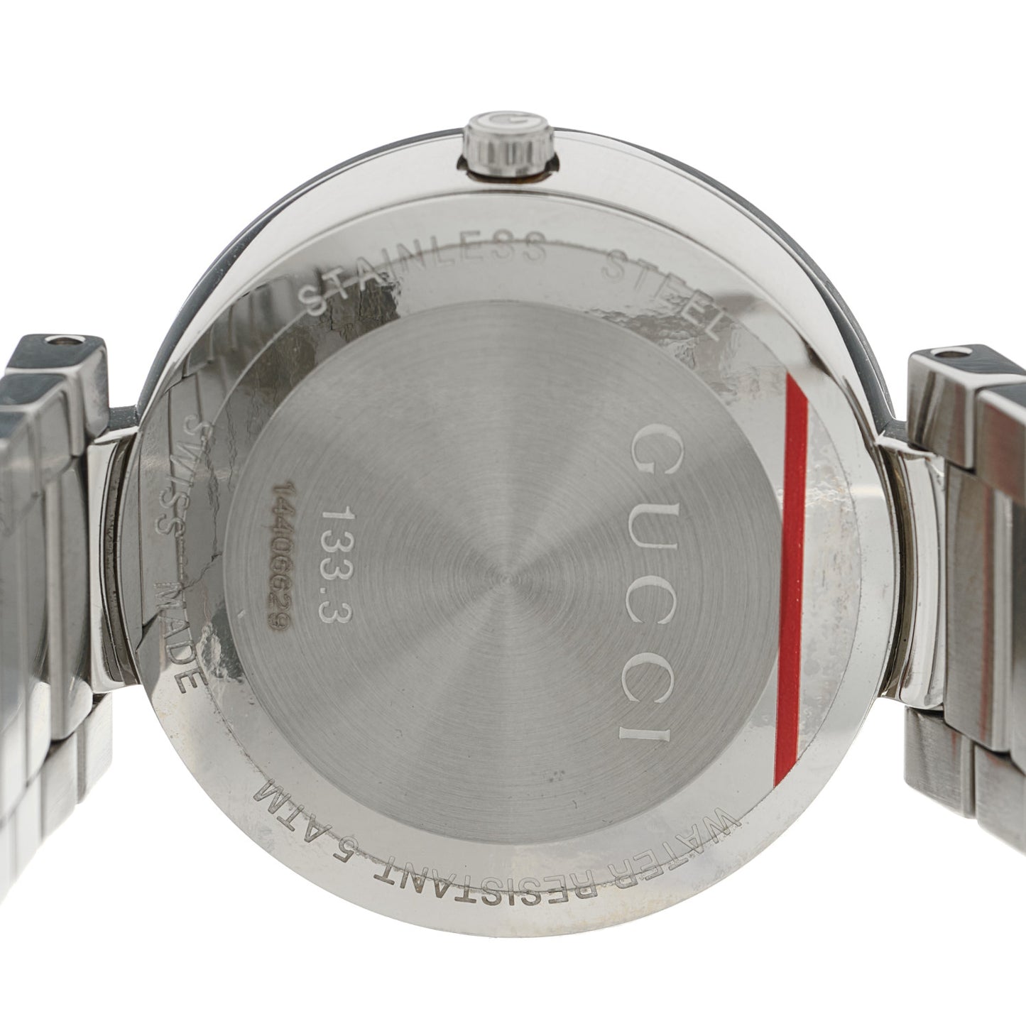 Stainless Steel 37mm Interlocking G Quartz Watch