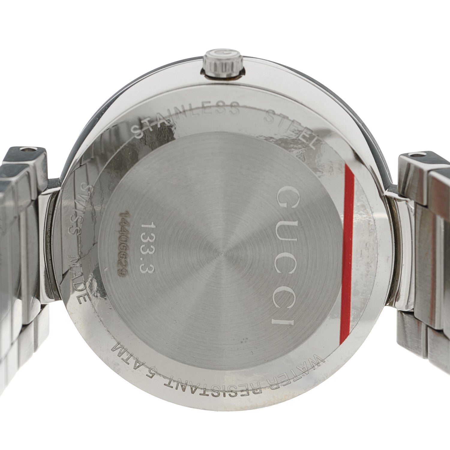 Gucci Stainless Steel 37mm Interlocking G Quartz Watch 4 of 5