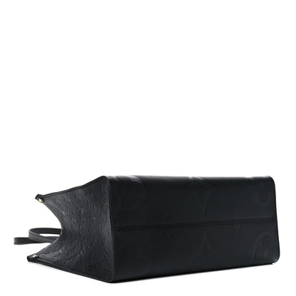 Louis Vuitton Empreinte Monogram Giant Onthego MM Black 4 of 11