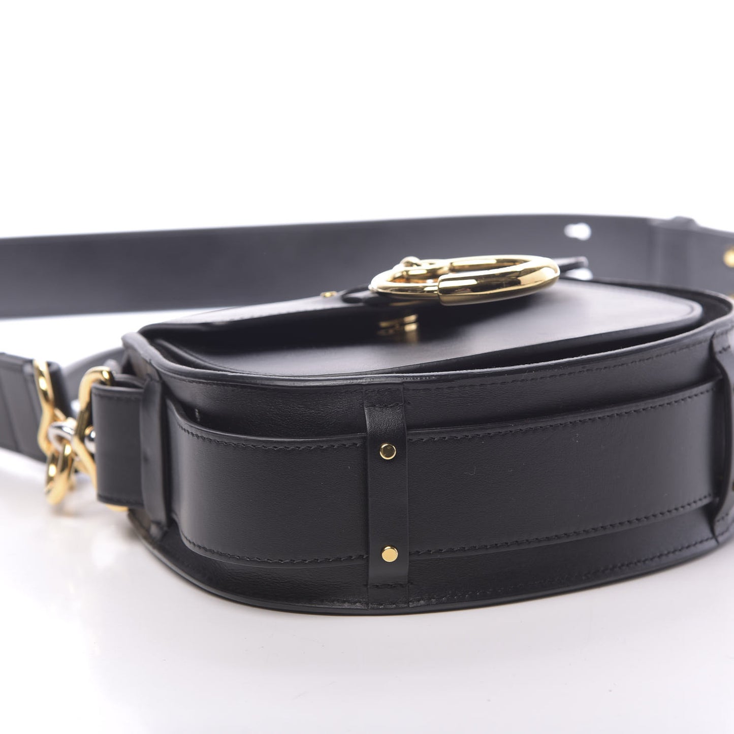 Calfskin Small Tess Bag Black