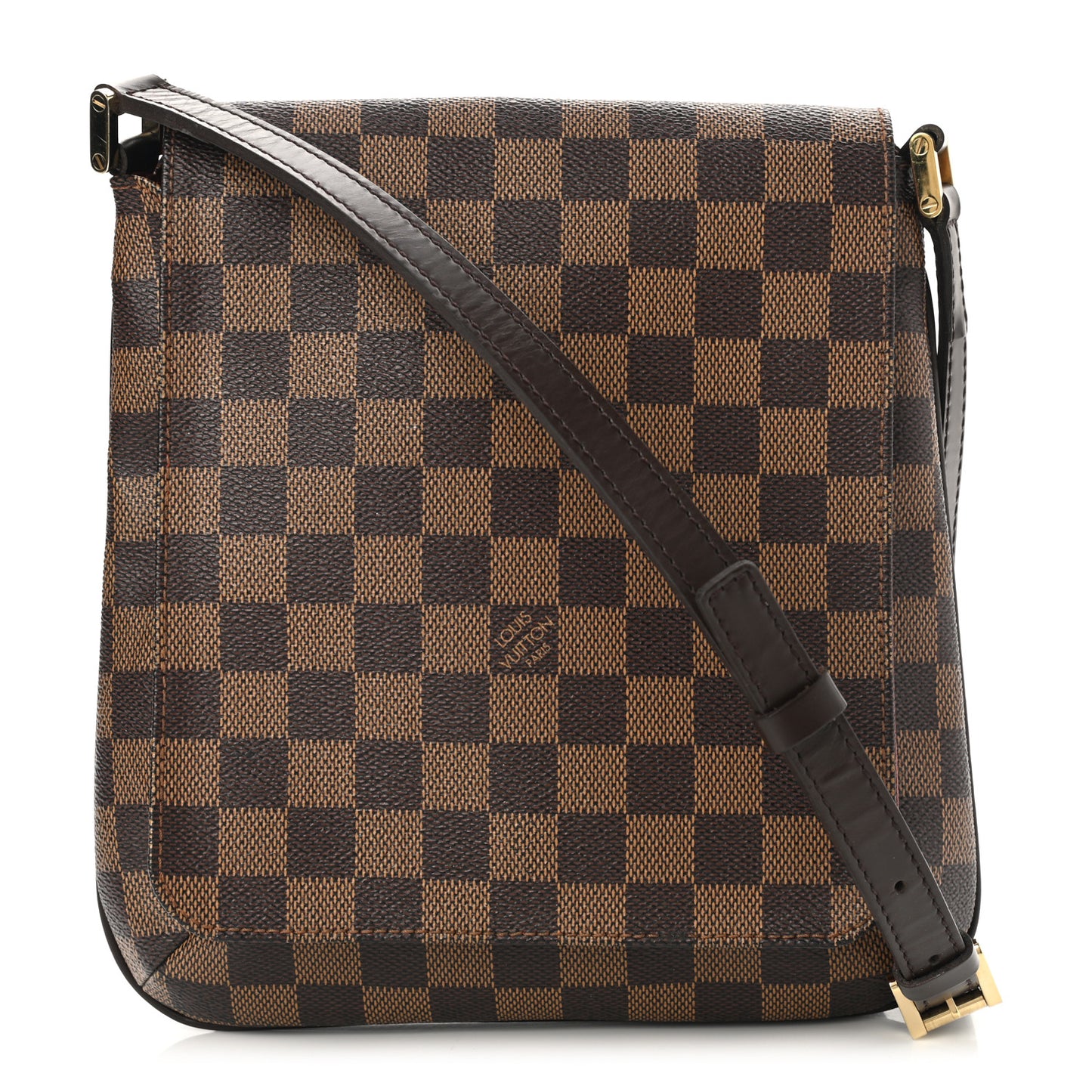 Damier Ebene Musette Salsa Long Strap