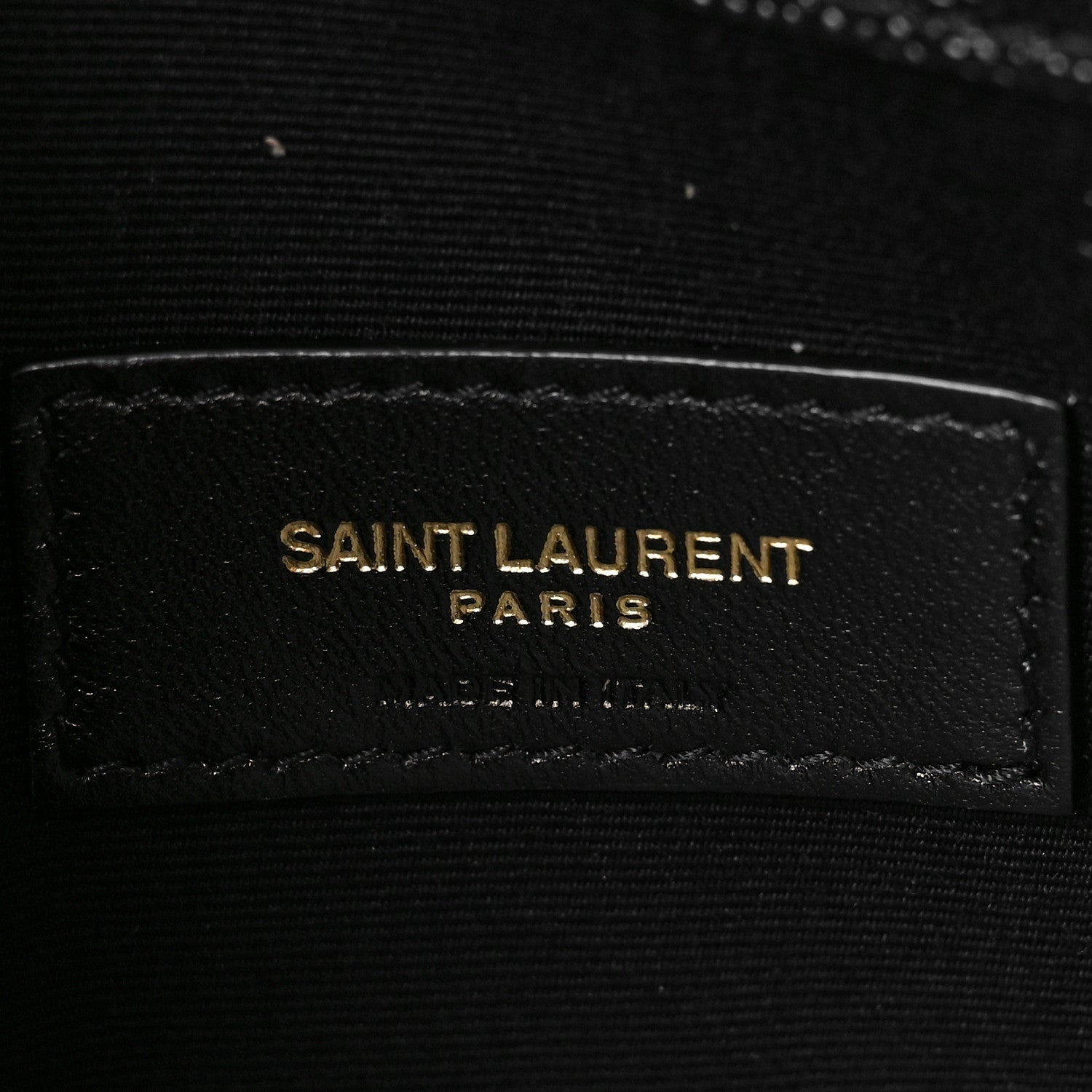 Saint Laurent Grain De Poudre Uptown Pouch Black 6 of 10