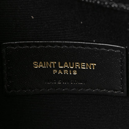 Saint Laurent Grain De Poudre Uptown Pouch Black 6 of 10