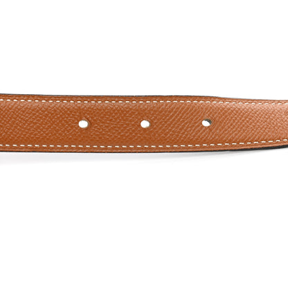 Hermes Swift Epsom 24mm Mini Constance H Belt 75 Black Gold 4 of 8