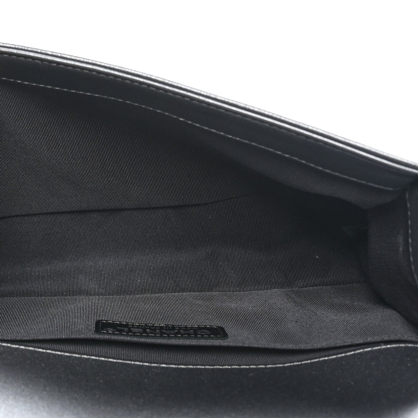 Tweed Metallic Lambskin Medium Boy Flap Silver