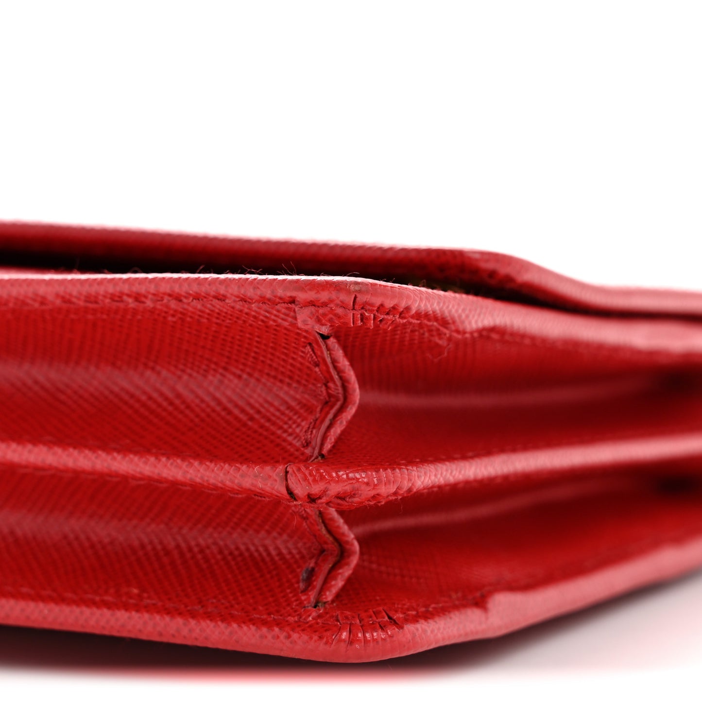 Saffiano Metal Flap Wallet With Strap Fuoco