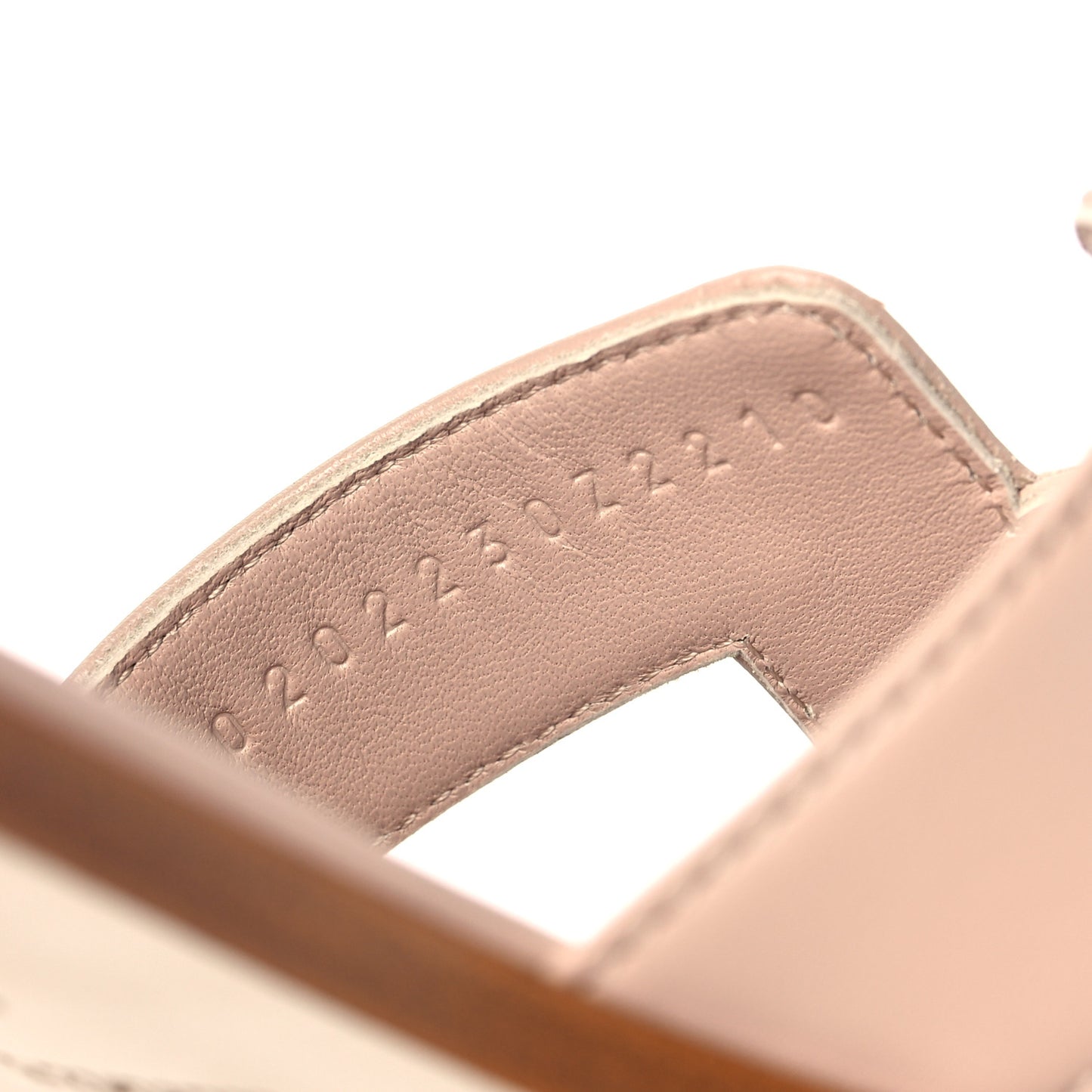 Box Calfskin Oran Sandals 37 Bois De Santal