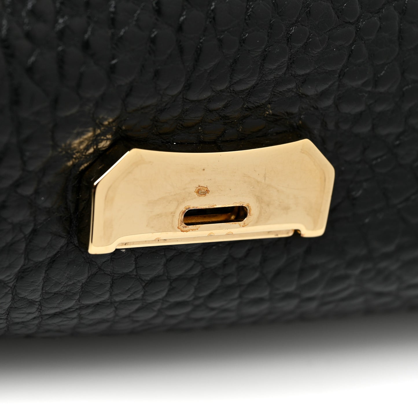 Signature Grain Medium Mildenhall Crossbody Bag Black