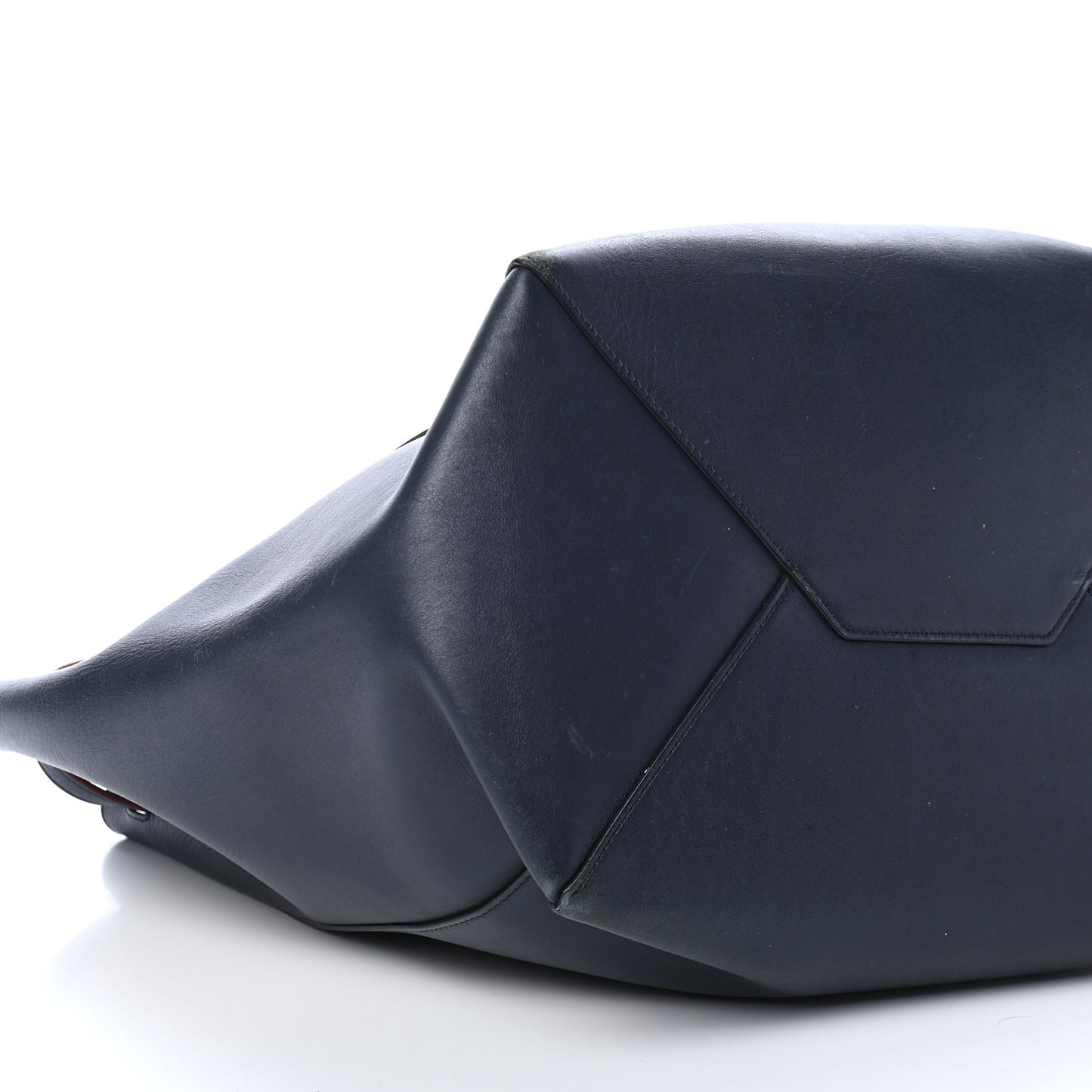 Soft Calfskin Small Belt Cabas Phantom Navy Blue