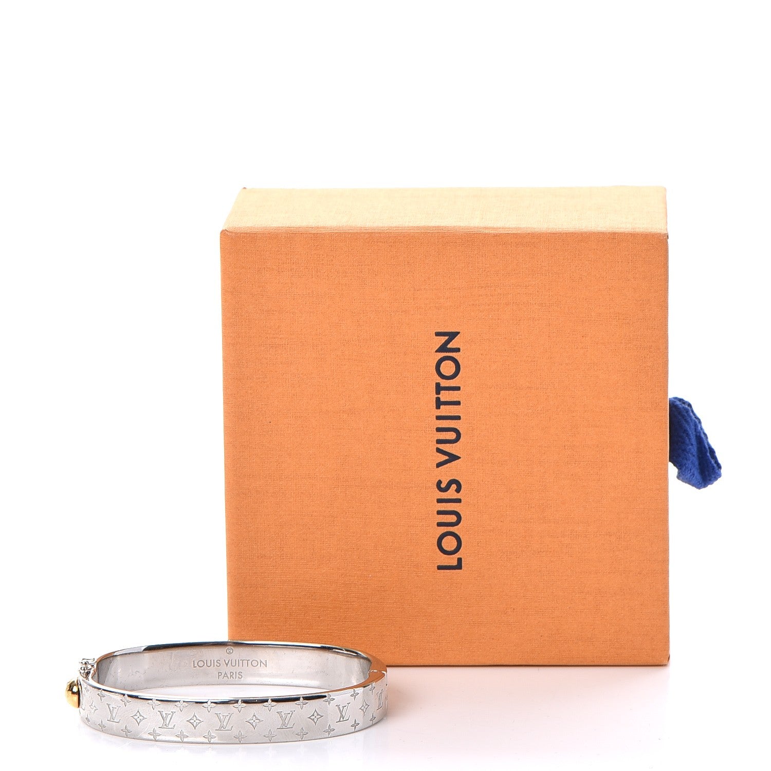 Louis Vuitton Palladium Monogram Nanogram Cuff S 8 of 8