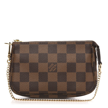 Louis Vuitton Damier Ebene Mini Pochette Accessories 1 of 10