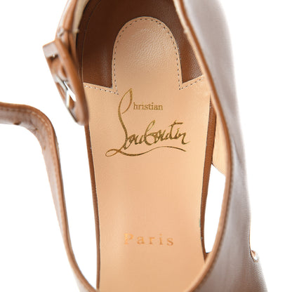 Christian Louboutin Shiny Nappa Sharpeta 100 Pumps 39.5 Safari 7 of 10